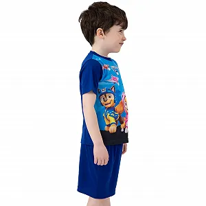 Піжама Paw Patrol Skye Marshall and Chase з короткими рукавами для хлопчиків synthetic.ua - Фото 1