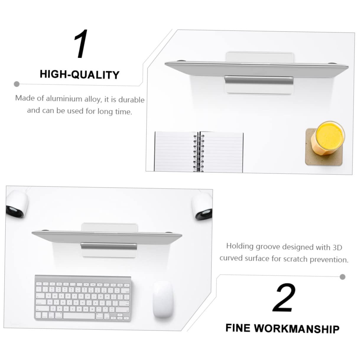 Вертикальная Подставка для ноутбука Регулируемый Держатель для компьютера Серебристый, фото №9 Вертикальная Подставка для ноутбука Регулируемый Держатель для компьютера Серебристый, фото №9