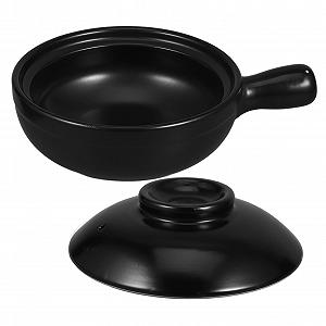 Горшок керамический SOLUSTRE терракотовый с крышкой термостойкий 900 мл - Фото 1