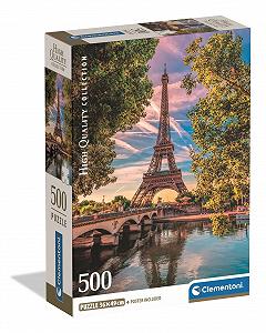 Пазл Clementoni Puzzle Collection Along The Seine 500 элементов компактная коробка 35598 - Фото 1