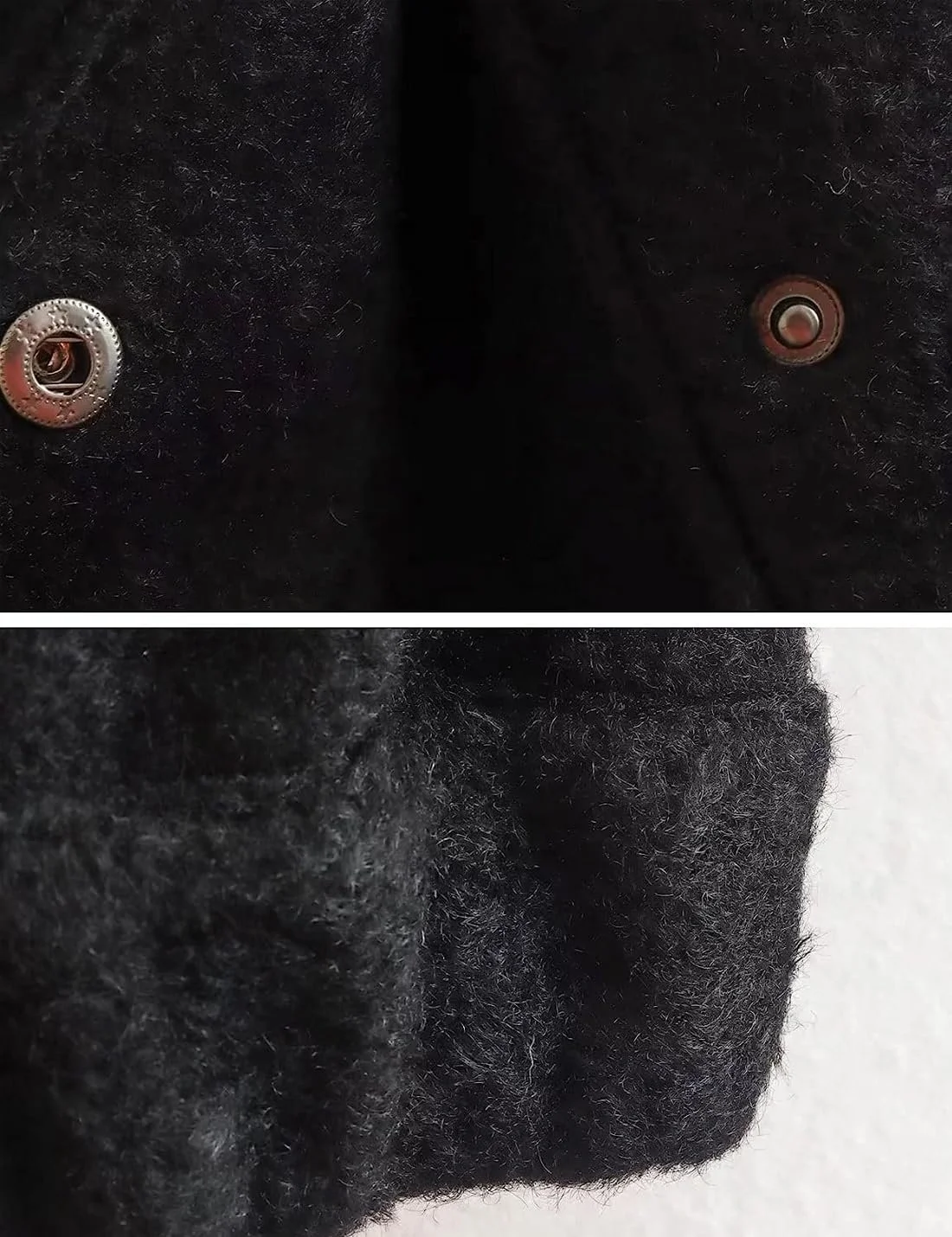 Жіноча куртка-бомбер Sukany, з вовни, на ґудзиках, вільного крою, університетська, з довгими рукавами, фото №6 Жіноча куртка-бомбер Sukany, з вовни, на ґудзиках, вільного крою, університетська, з довгими рукавами, фото №6