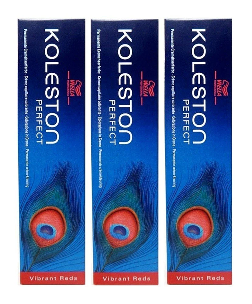 Фарба для волосся Wella Koleston Perfect 6/45 Темний блонд червоно-махагоновий 3 x 60 мл, фото №1 Фарба для волосся Wella Koleston Perfect 6/45 Темний блонд червоно-махагоновий 3 x 60 мл, фото №1