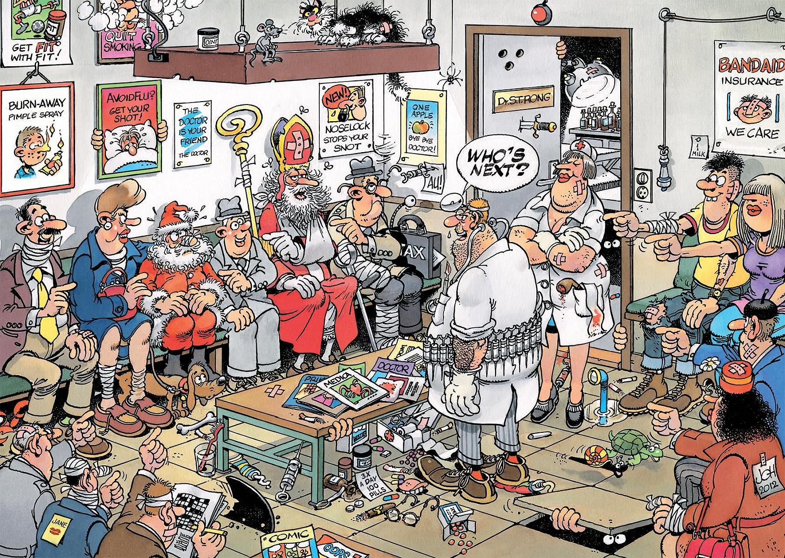 Пазл Jan van Haasteren Who is the Next 500 деталей, фото №2 Пазл Jan van Haasteren Who is the Next 500 деталей, фото №2