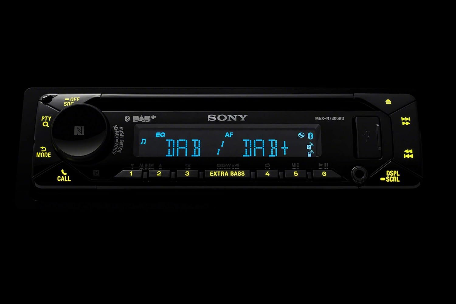 Автомагнитола Sony MEX-N7300BD / Bluetooth / NFC / USB / CD / AUX / DAB+, фото №3