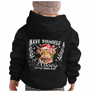 Худі для дівчинки Casual Loose Cute Print з довгими рукавами Sport - Фото 1