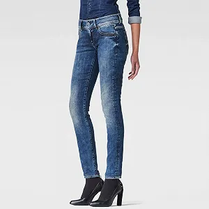 Женские джинсовые штаны G-Star Lynn Mid Skinny Malk Stretch Denim - 27 - Фото 1