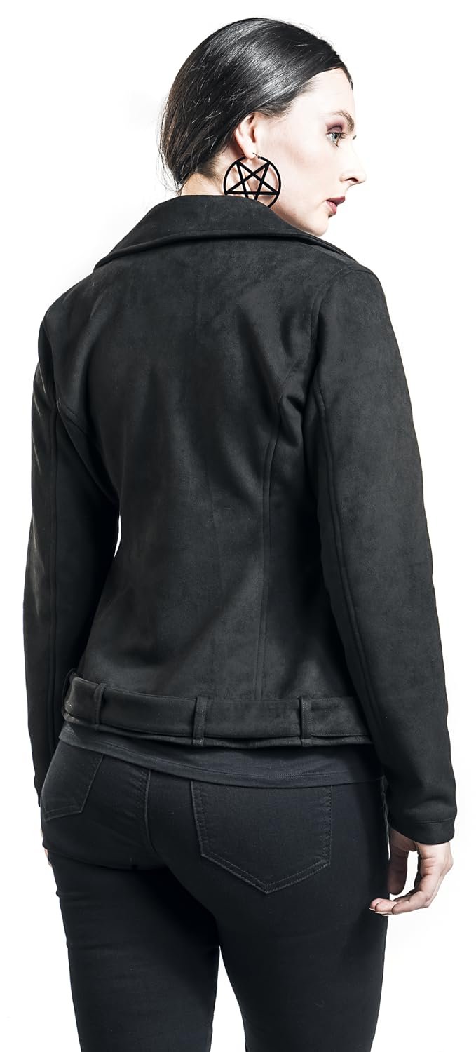 Куртка Biker Style из искусственной кожи Black Premium by EMP Женская Черная, фото №6