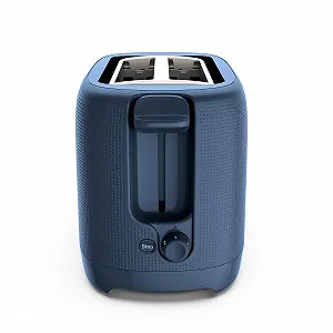 Тостер Tefal Morning TT2M14, з двома слотами, насадка для підігріву хліба, 7 рівнів підсмажування, дуже широкі слоти, функція зупинки, блакитний synthetic.ua - Фото 1