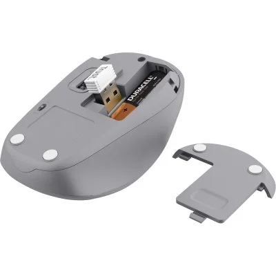 Мышка Trust Yvi+ Silent Wireless/Bluetooth White (25513), фото №4