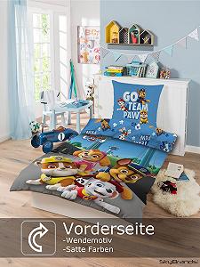Постільна білизна Paw Patrol 135 x 200 cm 80 x 80 cm Бавовна · Дитяча постільна білизна для дівчаток та хлопчиків · 2 предмети Paw Patrol synthetic.ua - Фото 1
