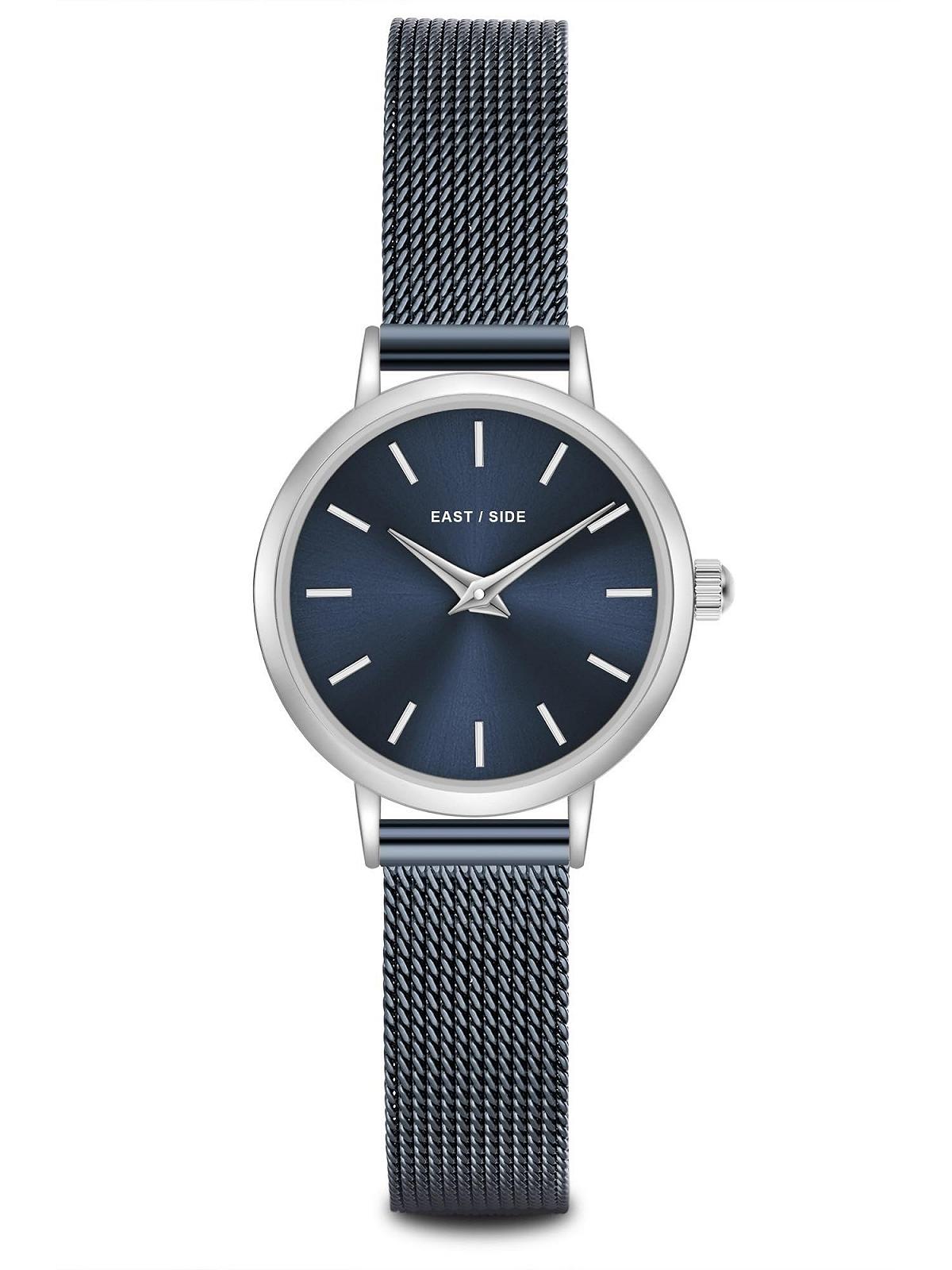 Женские часы Eastside 10080140 Аналоговый Кварцевый Механизм Браслет из нержавеющей стали Синий, Без мотива, фото №1