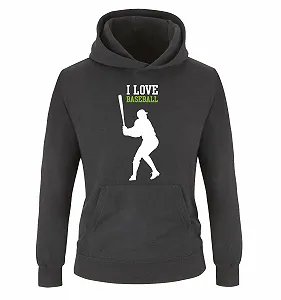 Худі Comedy Shirts I Love Baseball Дитяча - Фото 1