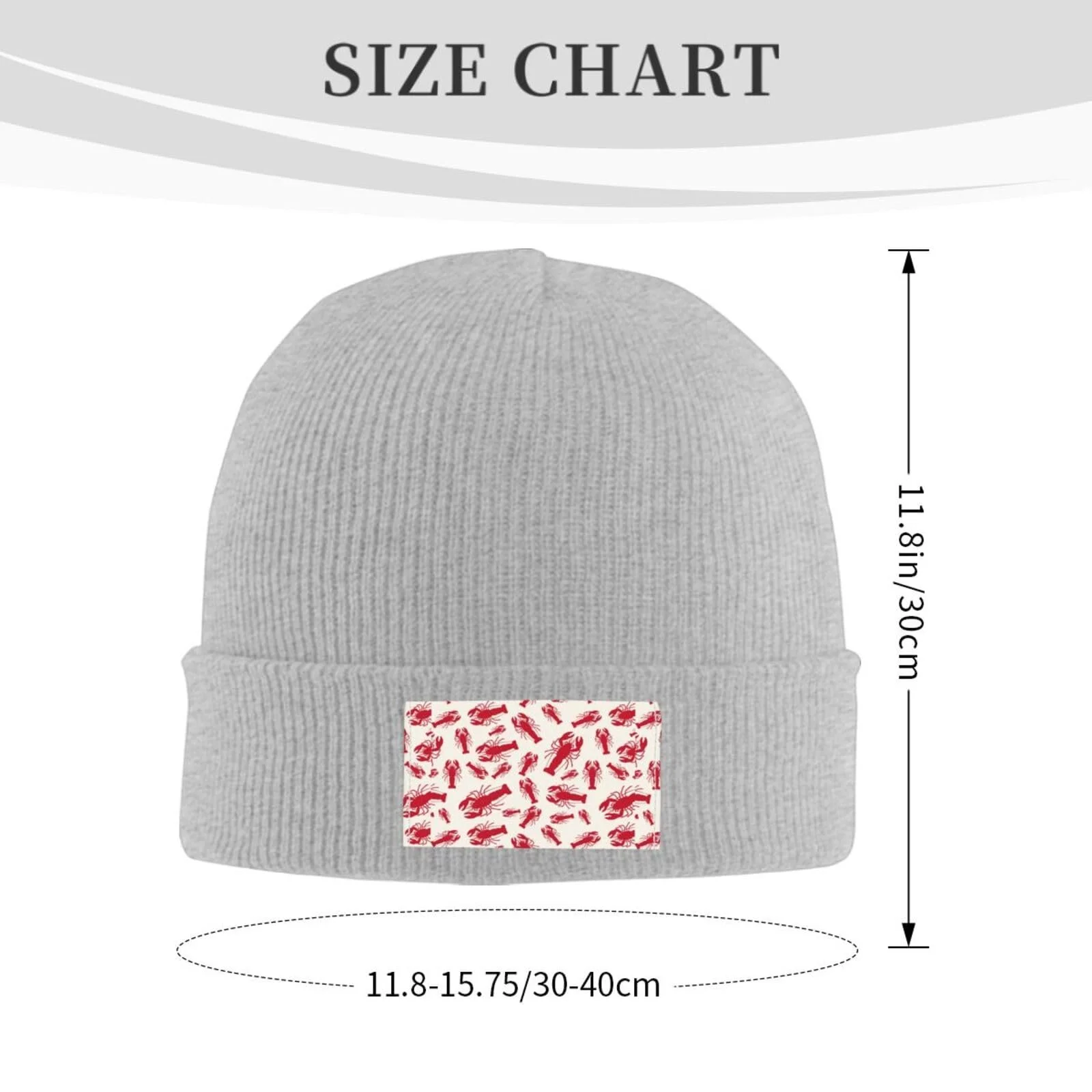 Шапка JBYJBX Трикотажная Красный Лобстер, фото №3