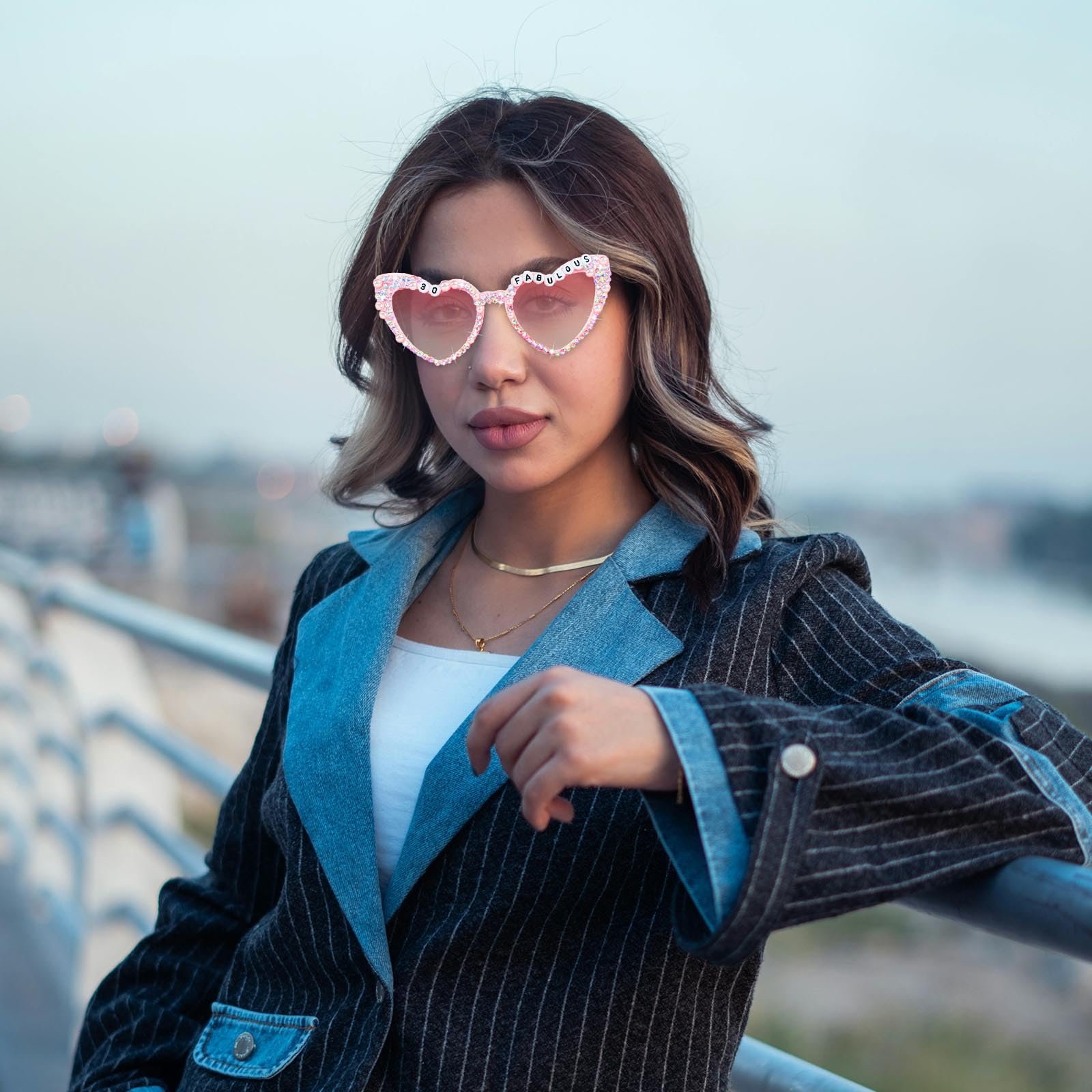 Очки Тип Topfunyy 30th Birthday Белые, фото №5