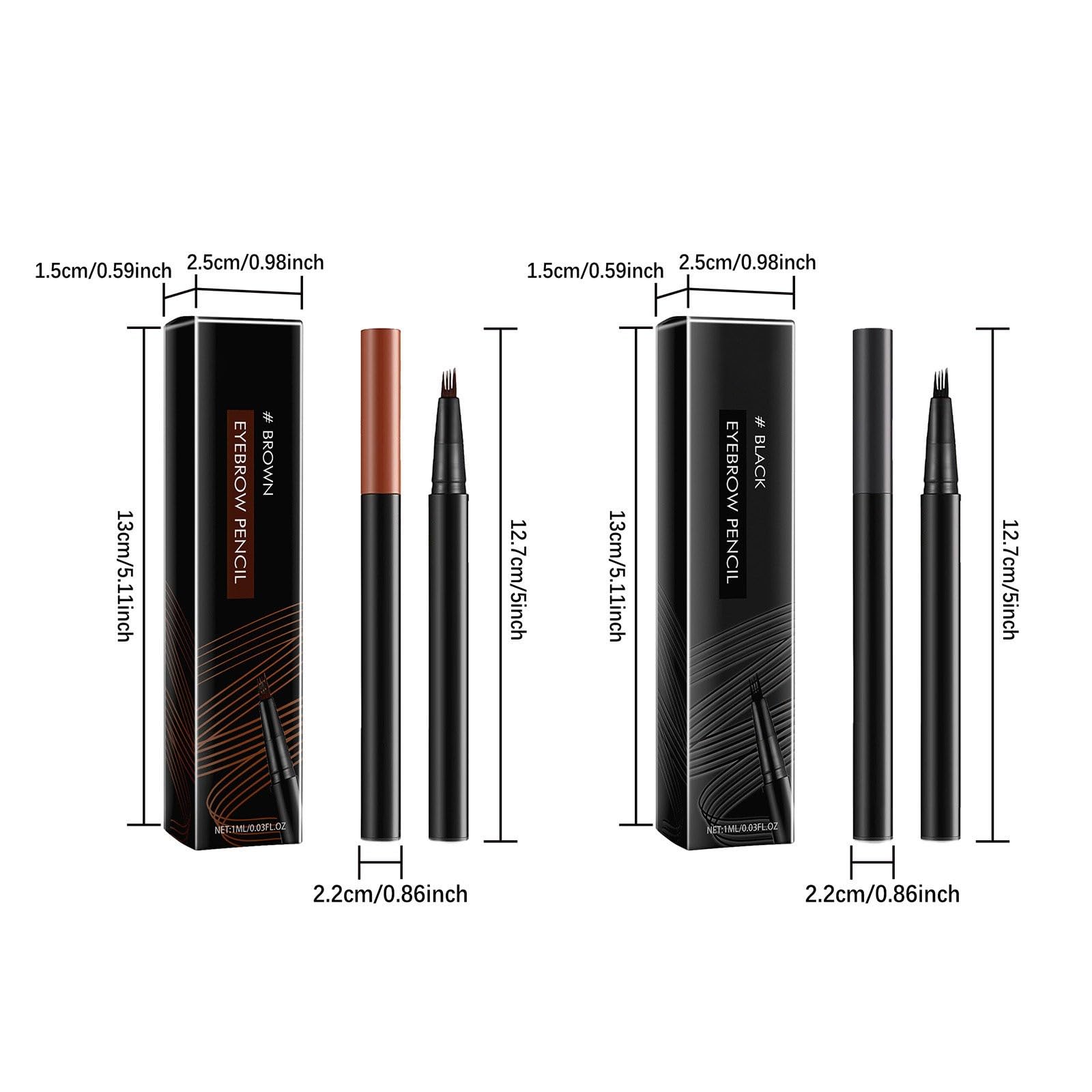 Гель для бровей Прозрачный Карандаш для бровей Микроблейдинг Натуральный макияж Воск Брови Коричневый, фото №6