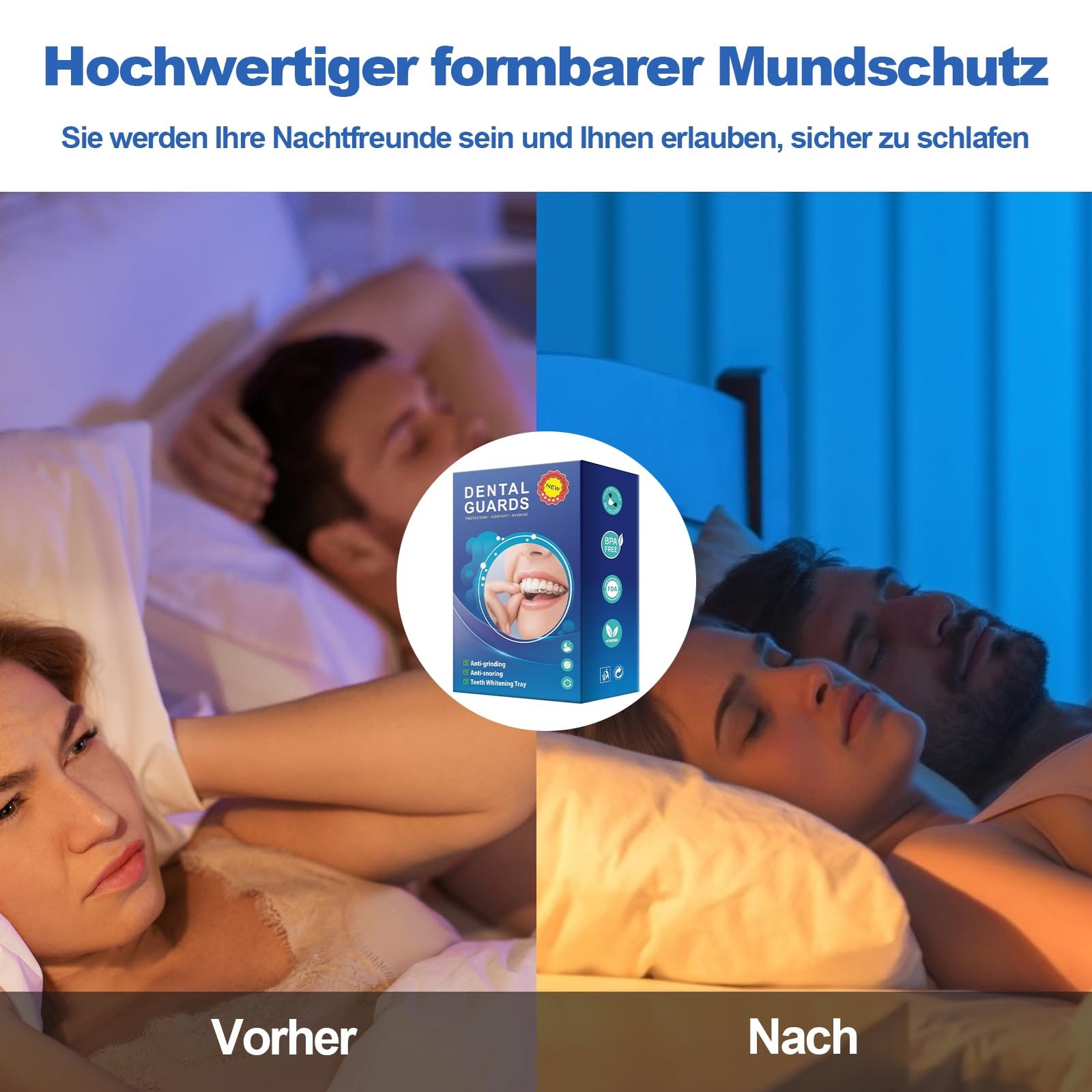 Капа від бруксизму (4 шт.) 2 розміри, Формована від хропіння, Захисна, фото №7