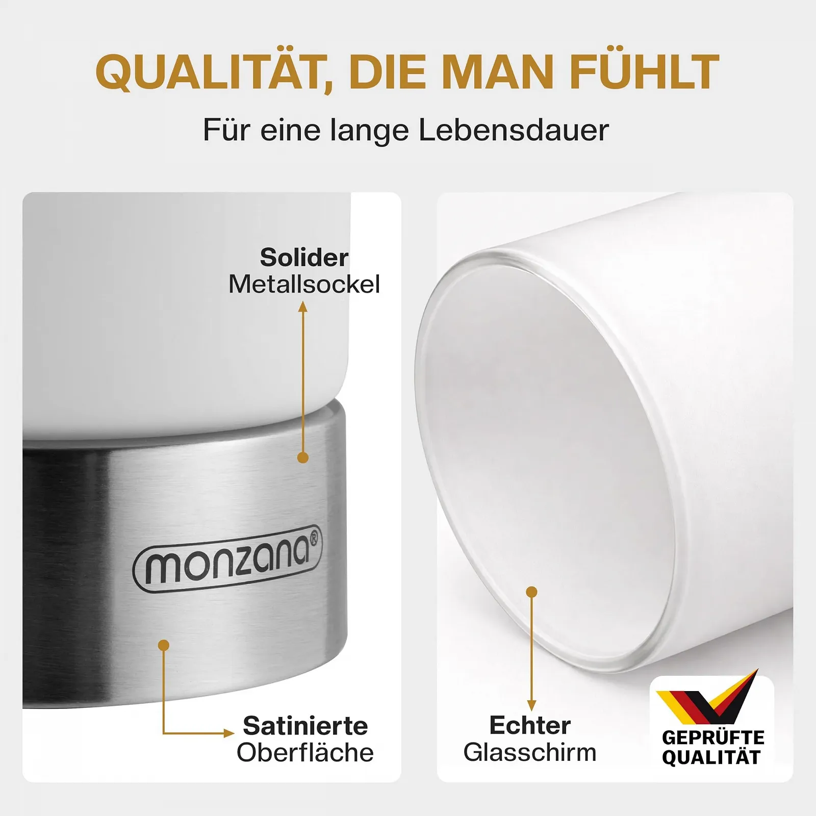 Настільні лампи Monzana Набір 2 шт Сенсорні 3 рівні яскравості, фото №4