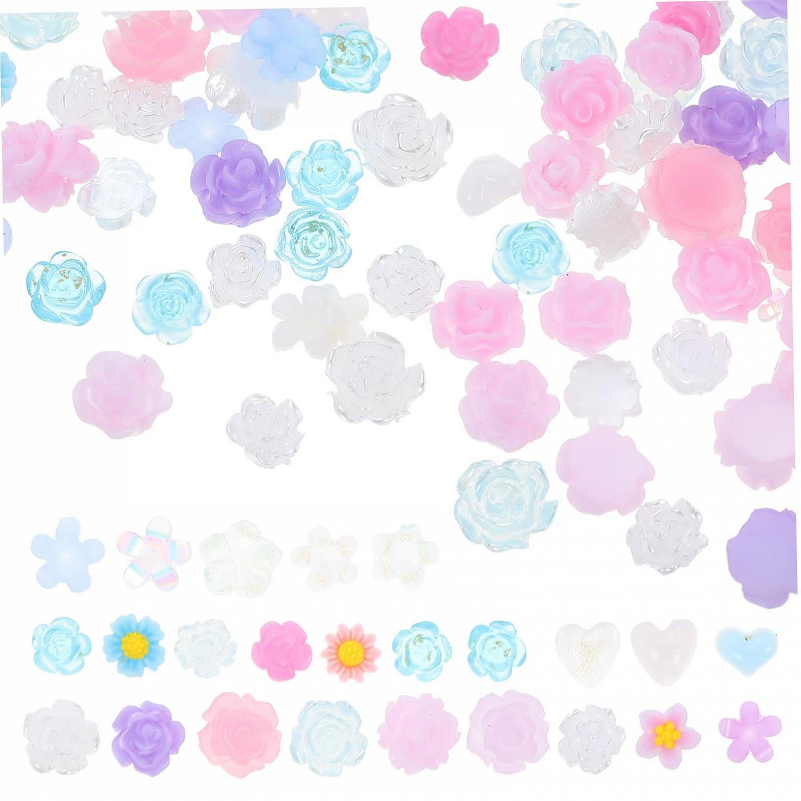 Украшение Роза Бусины DIY Аксессуары со стразами Красочные украшения Бусины Розы Ювелирные изделия для ногтей Маникюр DIY Стразы Орнаменты Маникюр Декоративные элементы Розы, фото №1