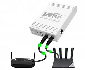 Источник бесперебойного питания WGP103-5912 ИБП для сетевого устройства роутера Mini DC UPS 5v+9v+12v 8800m synthetic.ua - Фото 1