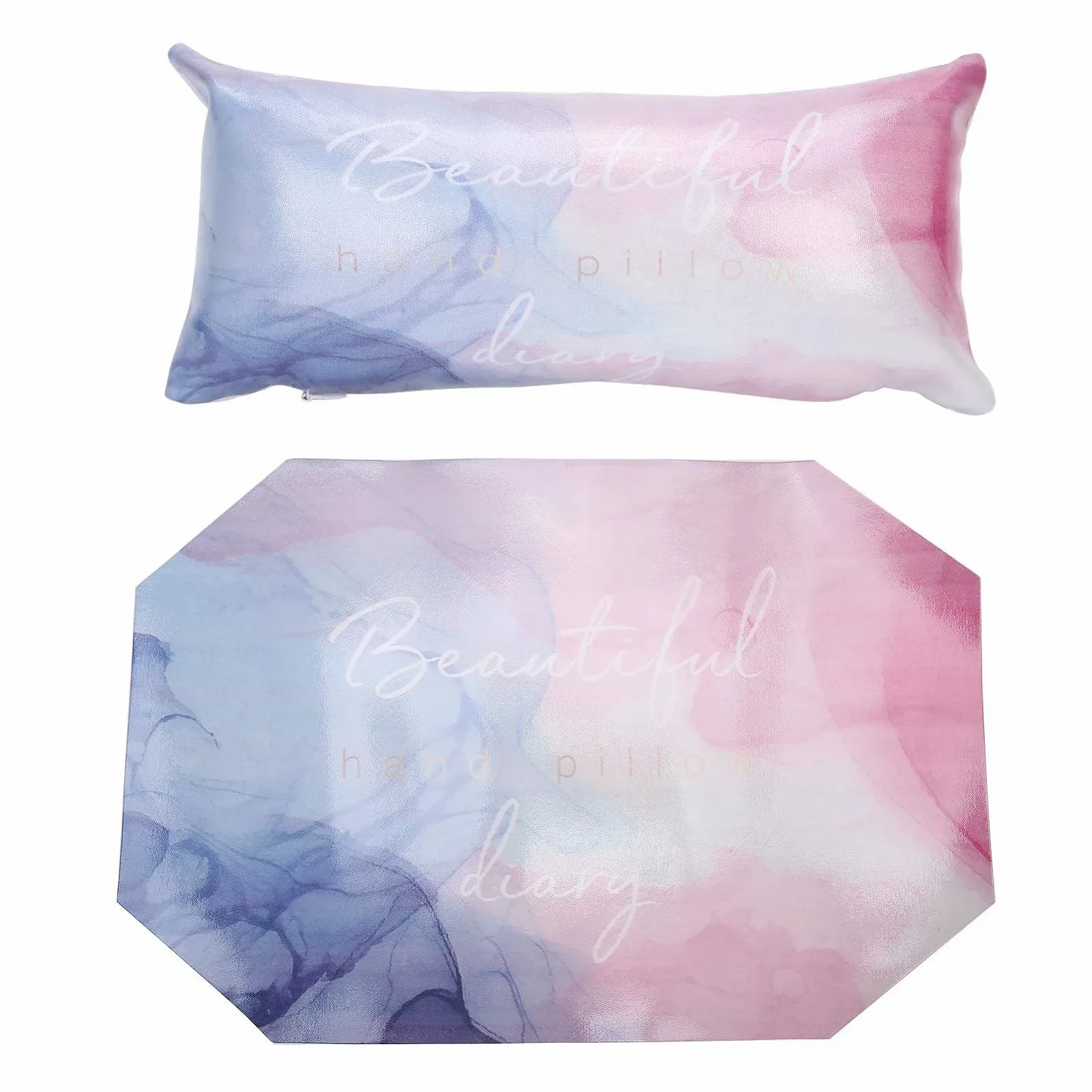 Подушка для манікюру PU шкіра Smudged style, фото №1