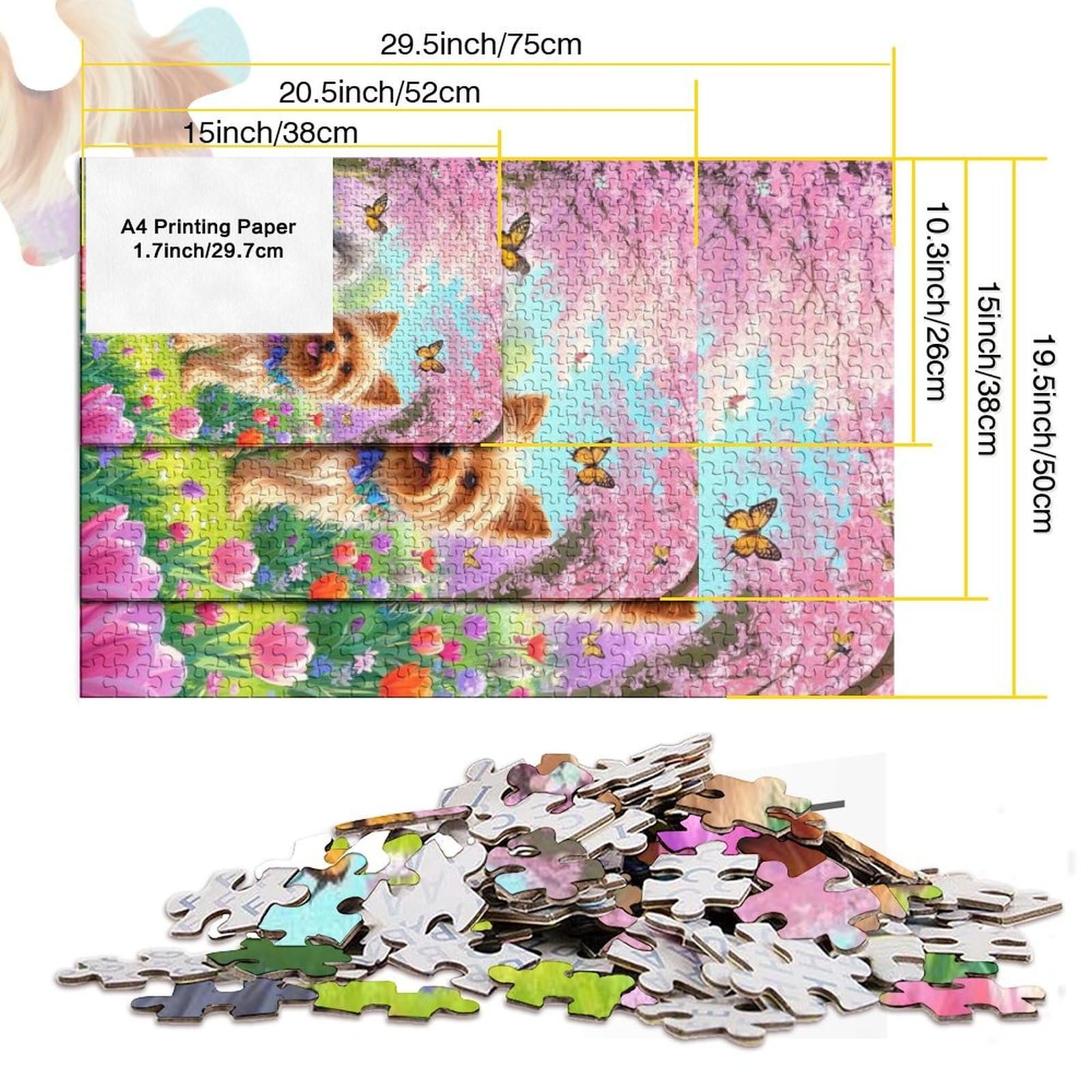 Пазл Yorkshire Terrier 1000 элементов 38 x 26 см, фото №6