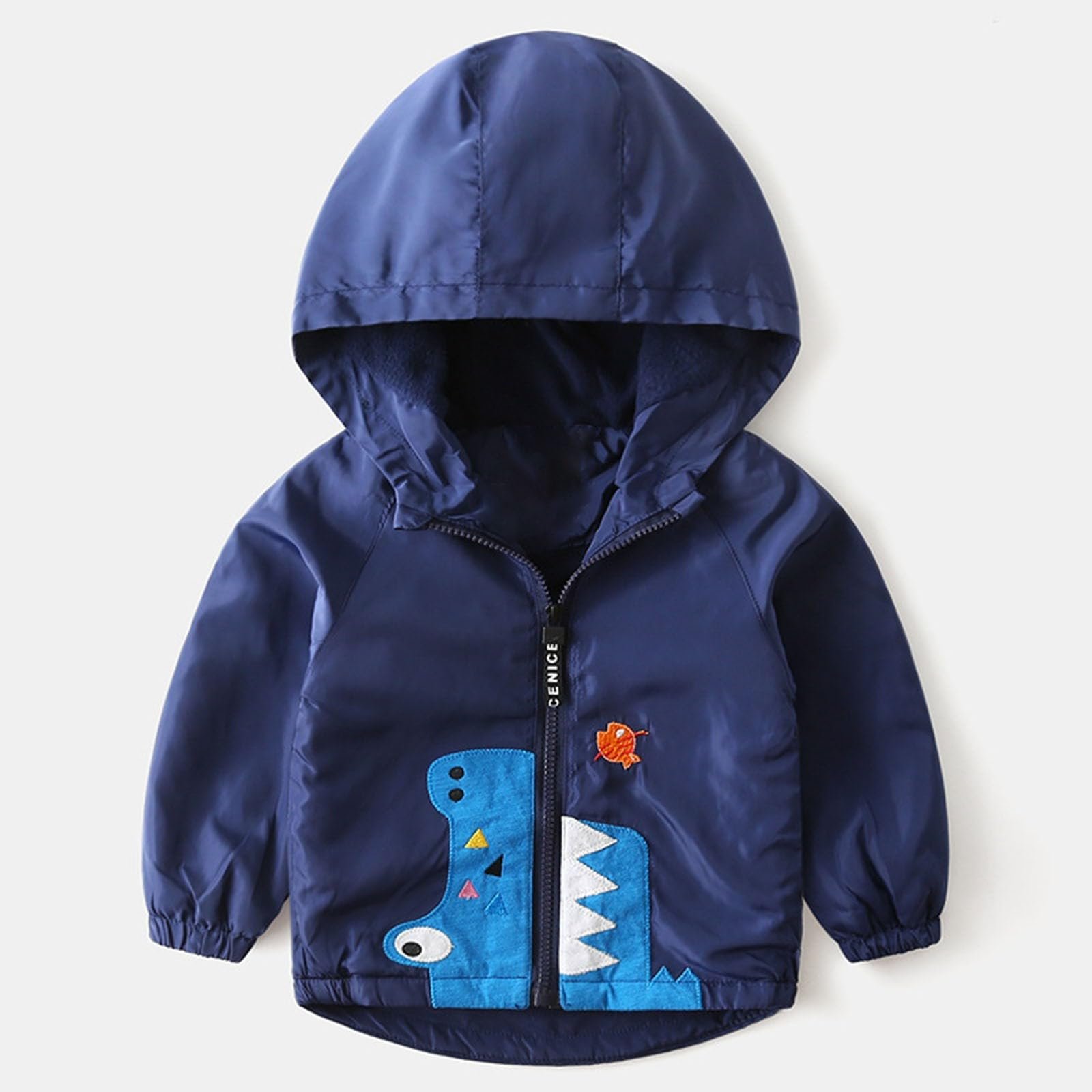 Перехідна куртка з капюшоном KQIVAM для дівчаток і хлопчиків, вітровка, фото №3 Перехідна куртка з капюшоном KQIVAM для дівчаток і хлопчиків, вітровка, фото №3