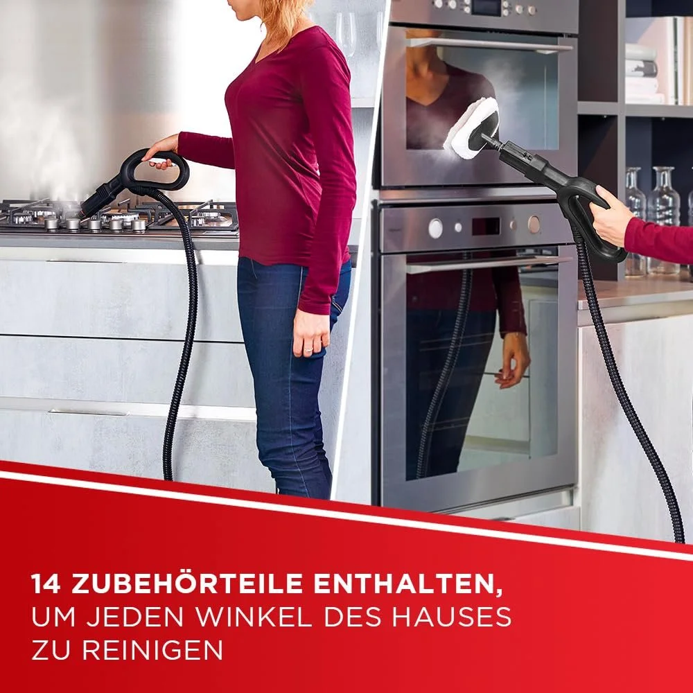 Пароочисник Polti Vaporetto Smart 120 1500 W 4 бар 2 л Білий та чорний, фото №6