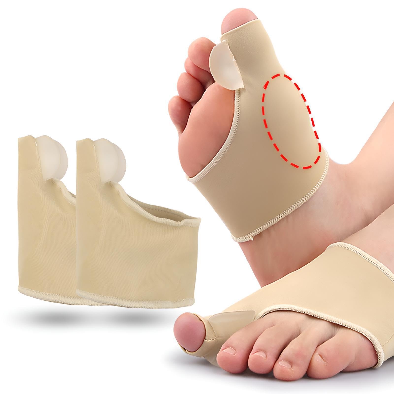 Роздільник для пальців ніг Силіконовий 2 шт Hallux Valgus Protection Foot, фото №1