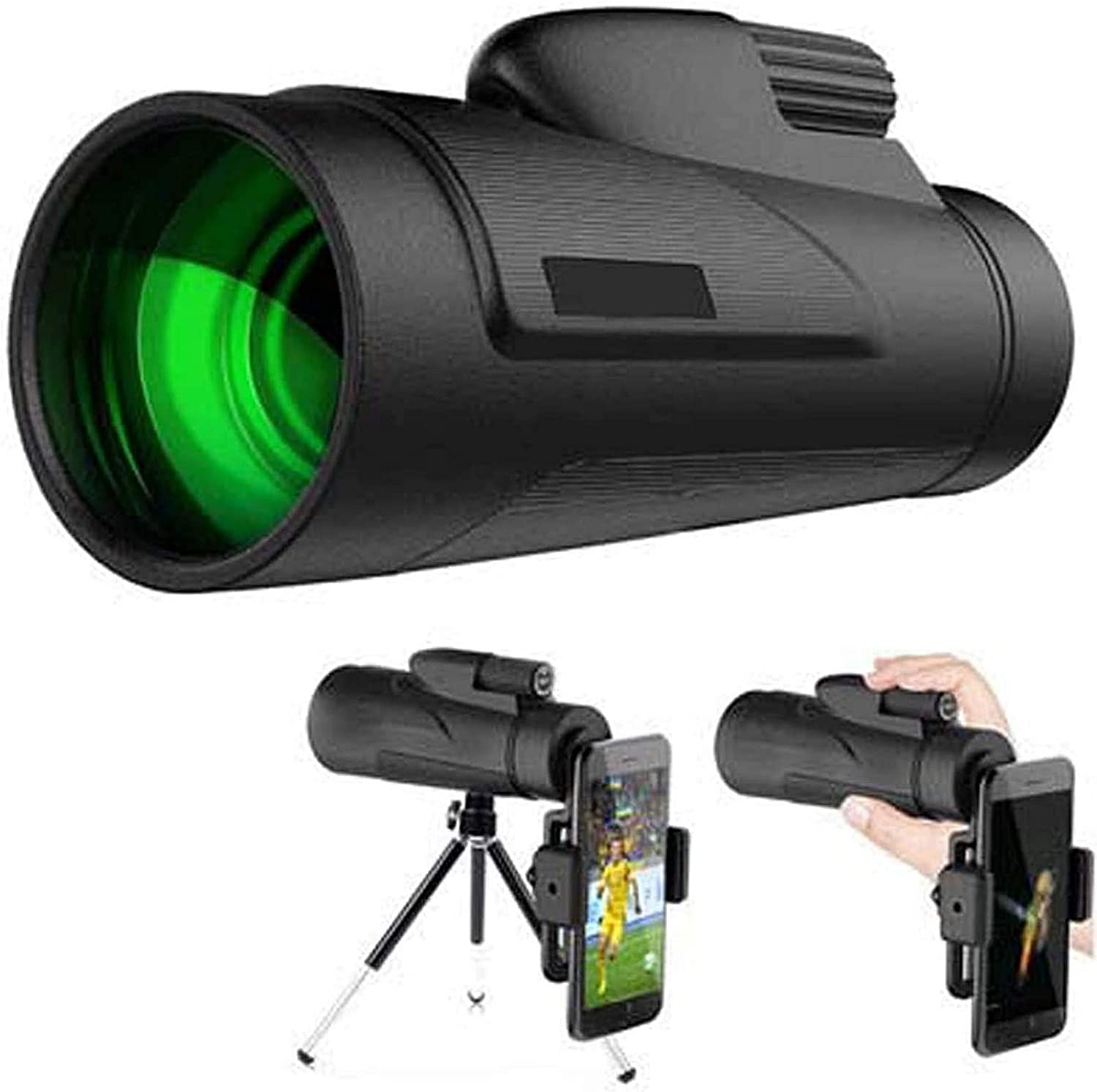 Монокуляр Teleskop 12x50 HD FMC Bak4 Prism водонепроникний, фото №1