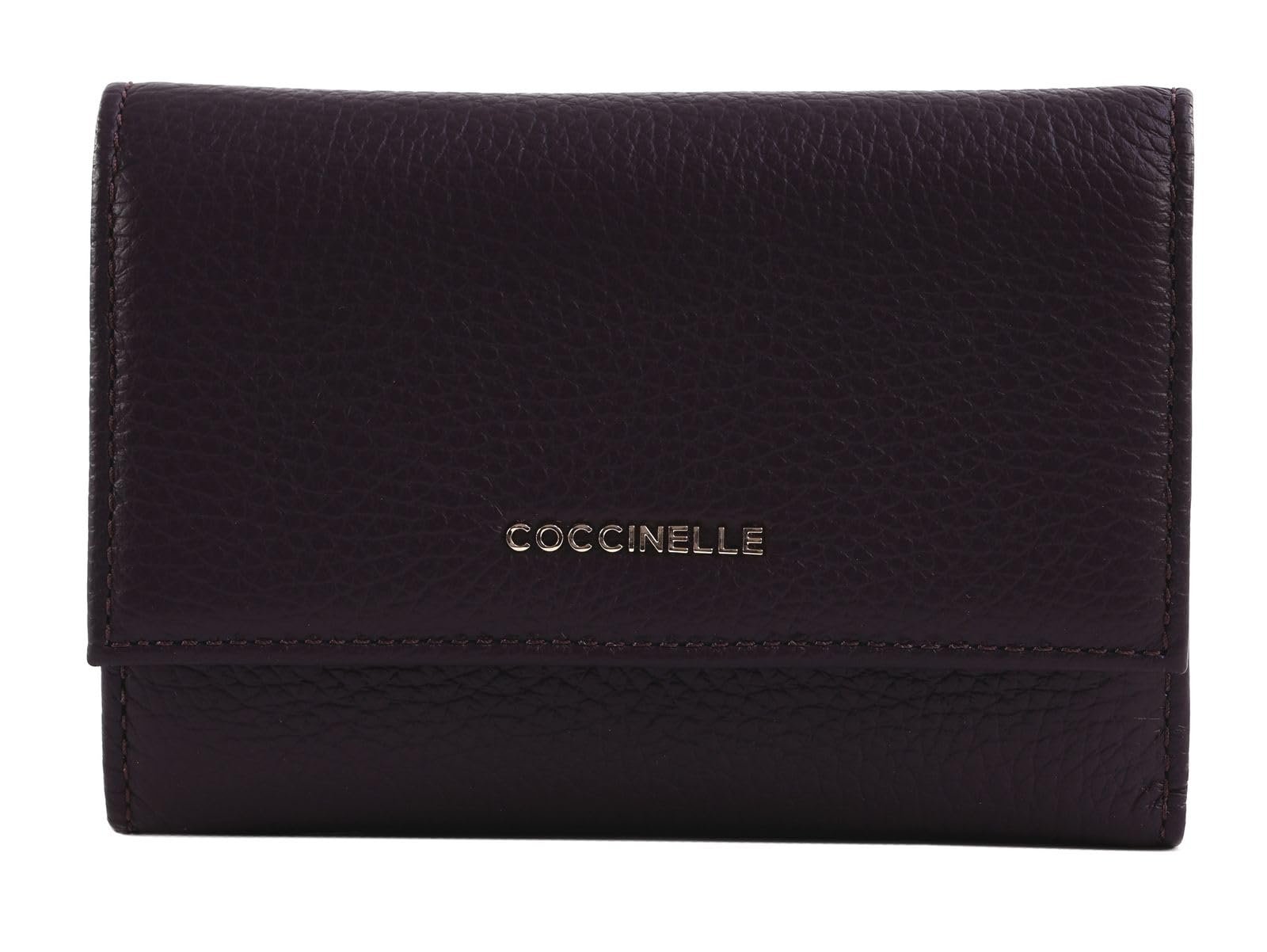 Гаманець Coccinelle Metallic Soft Шкіра Grainy Prune, фото №4