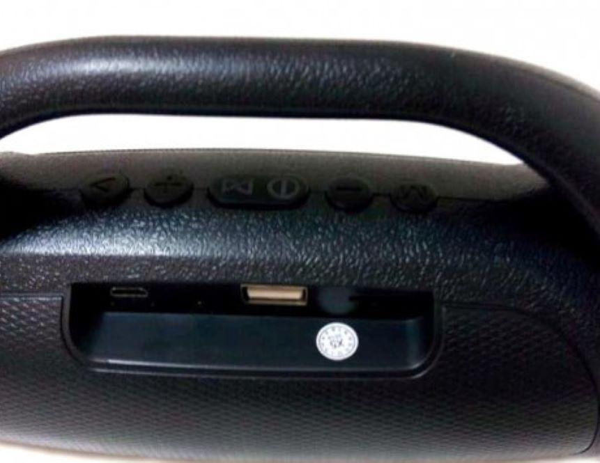 Портативная колонка Boom Bass Mini 0106 Черная, фото №3