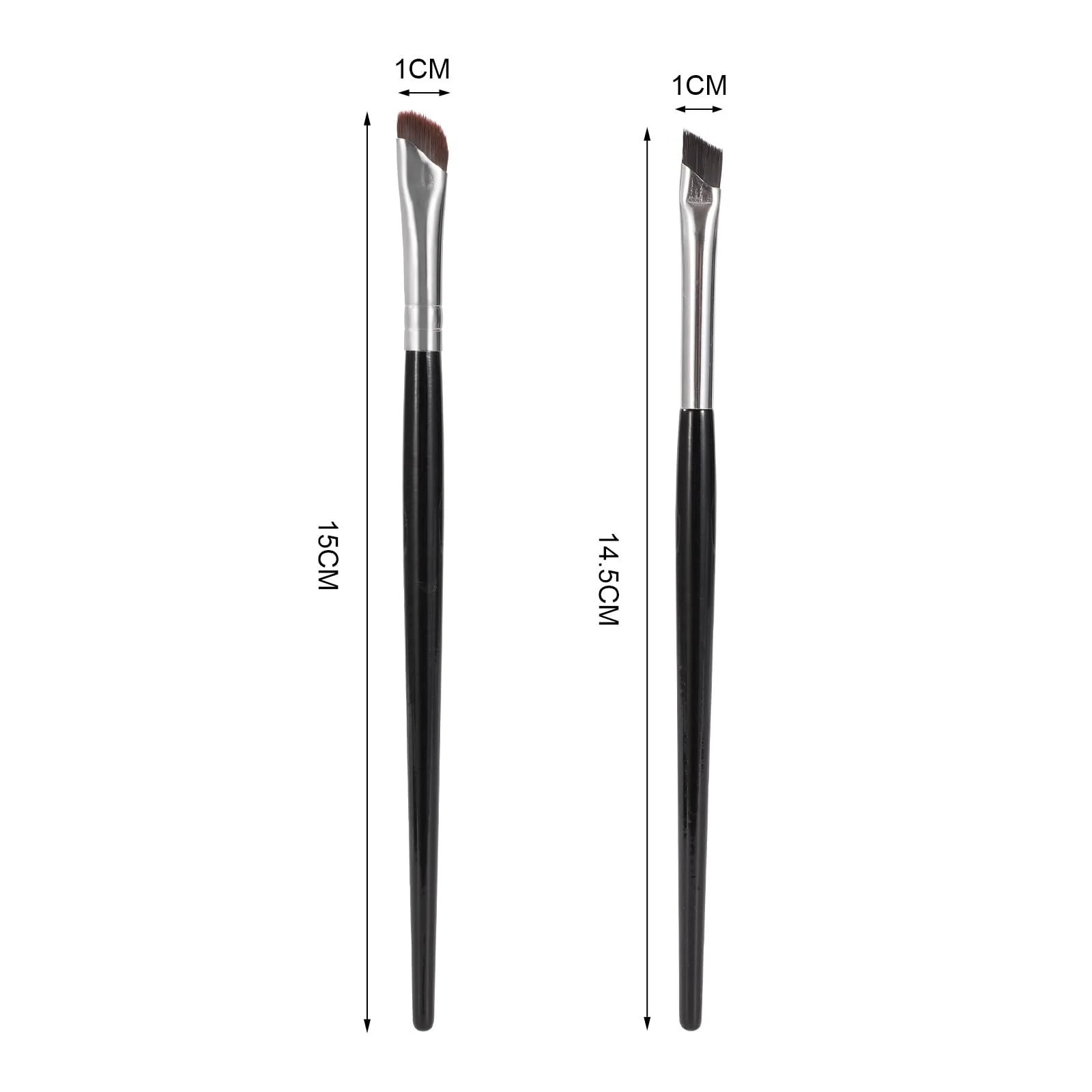 Кисти для макияжа 2 штуки Чёрный, фото №7 Кисти для макияжа 2 штуки Чёрный, фото №7