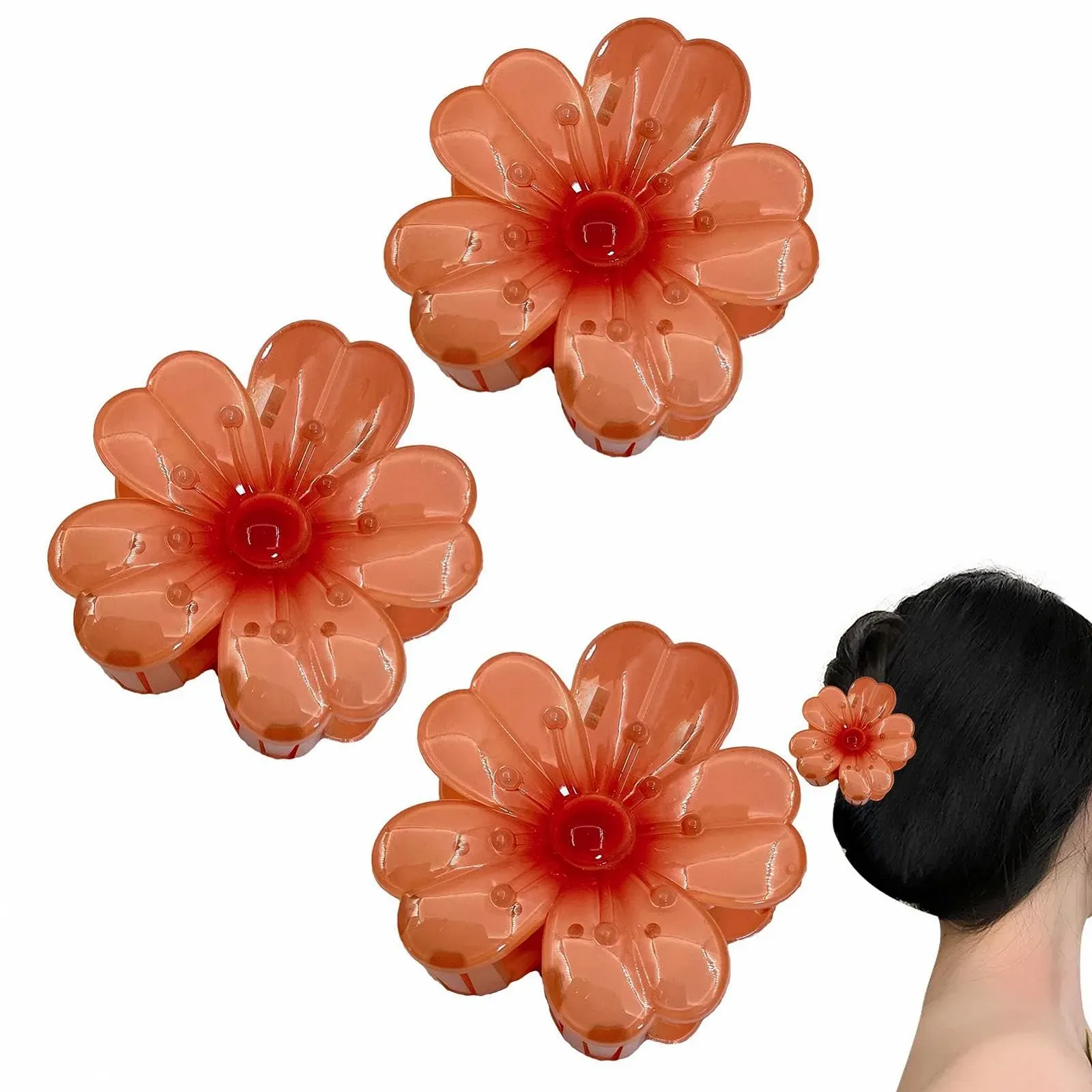 Заколка-краб для волос Blumen Цветы Разноцветные, фото №6 Заколка-краб для волос Blumen Цветы Разноцветные, фото №6