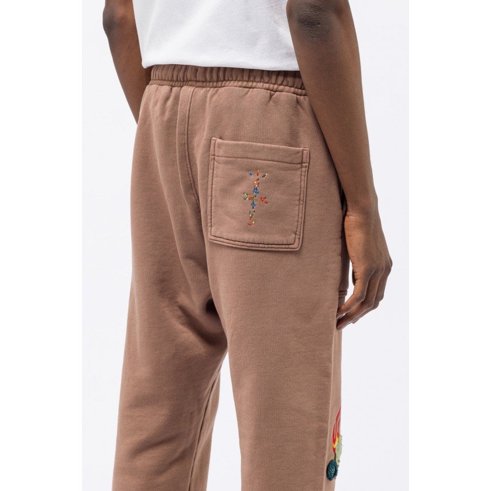 Штаны Travis Scott x Air Jordan Fleece Pant Archaeo Brown XS, фото №3