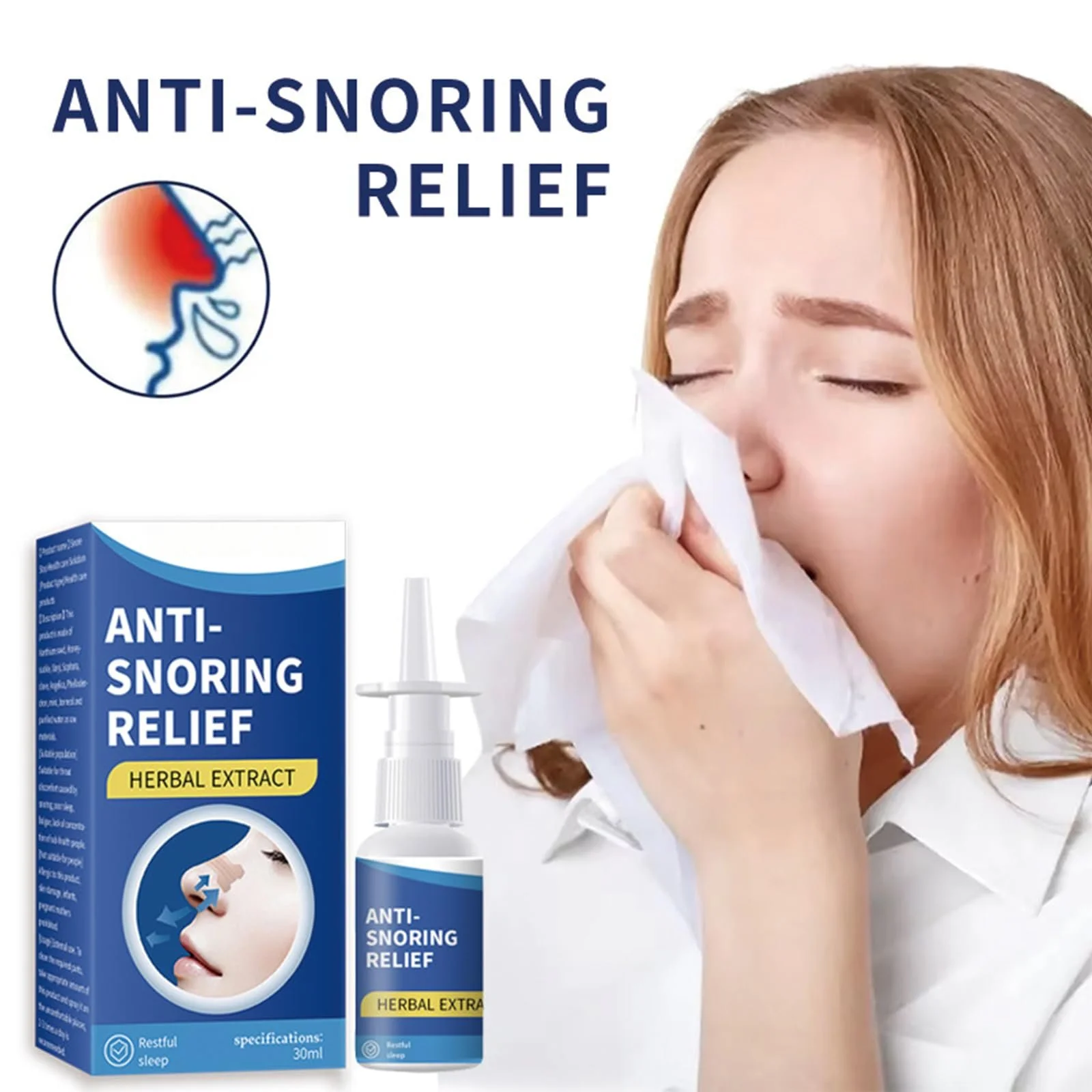 Спрей від хропіння 30 мл, 1 шт, фото №2 Спрей від хропіння 30 мл, 1 шт, фото №2