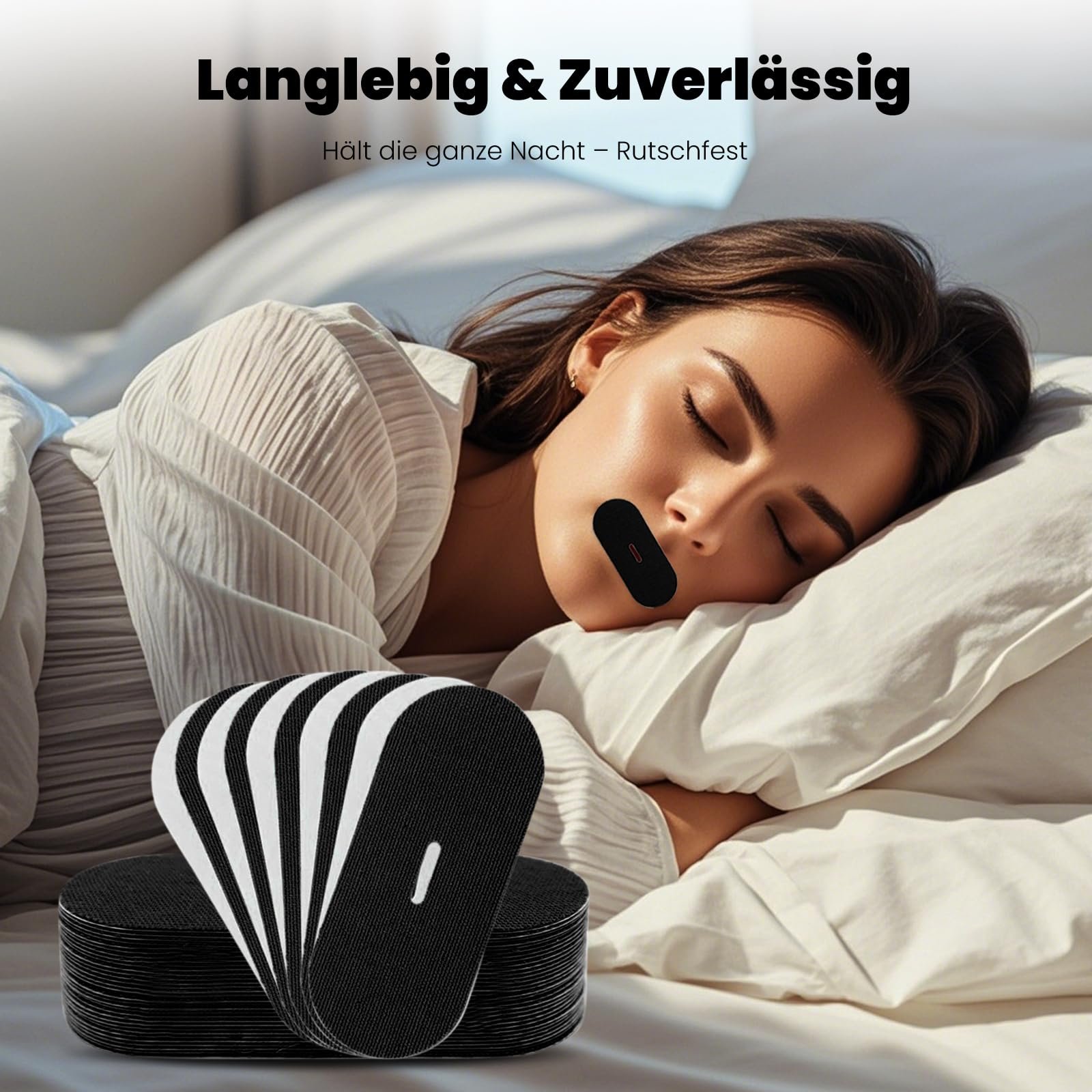 Пластирі для сну, Чорний, 90 штук, фото №6