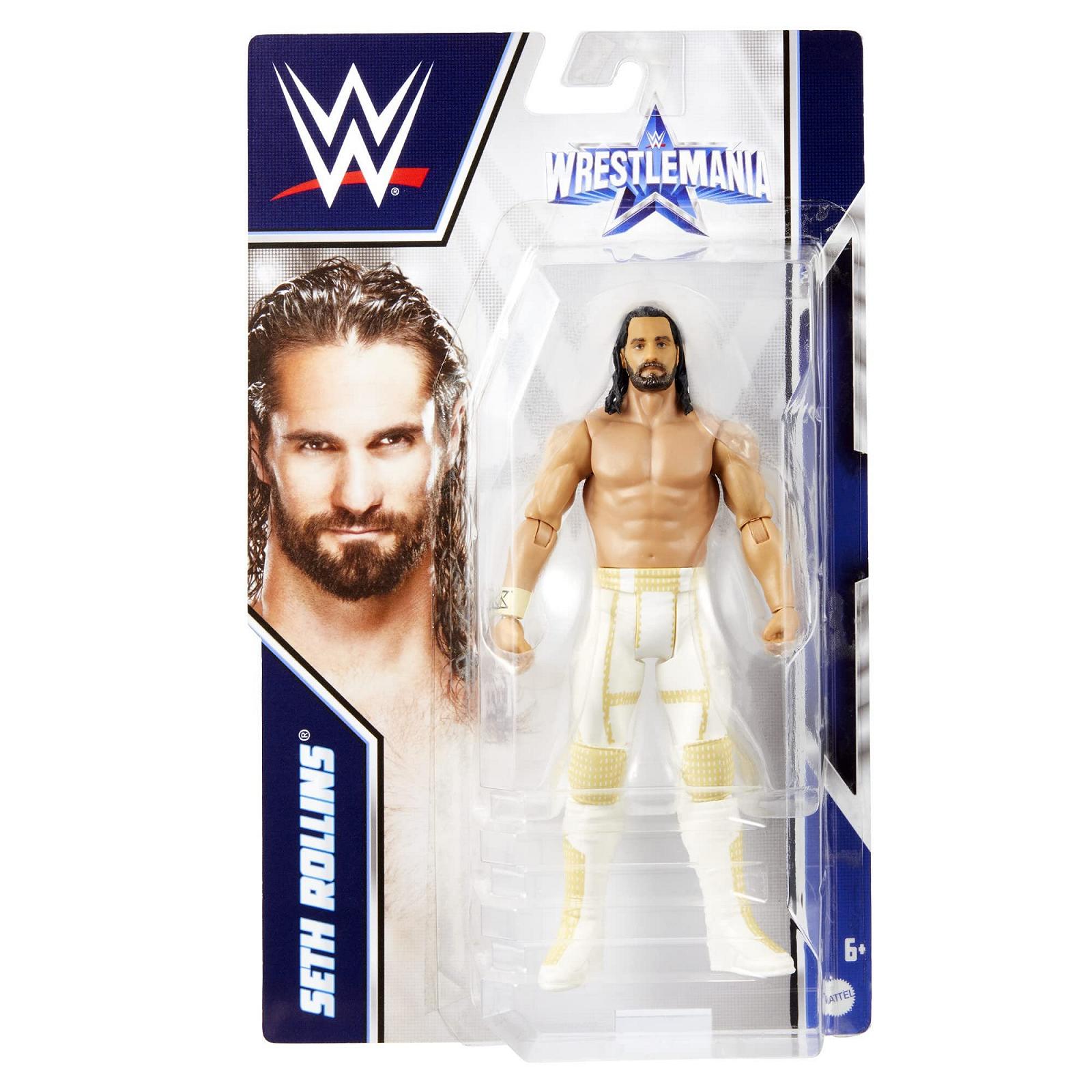 Фигурка WWE WrestleMania Seth Rollins, подвижная, 15 см, фото №5