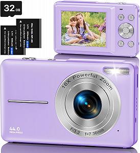 Фотоапарат AOREGRE 44Мп / CMOS / FHD 1080p 30fps / 16Х зум / Wi-Fi / Фіолетовий - Фото 1