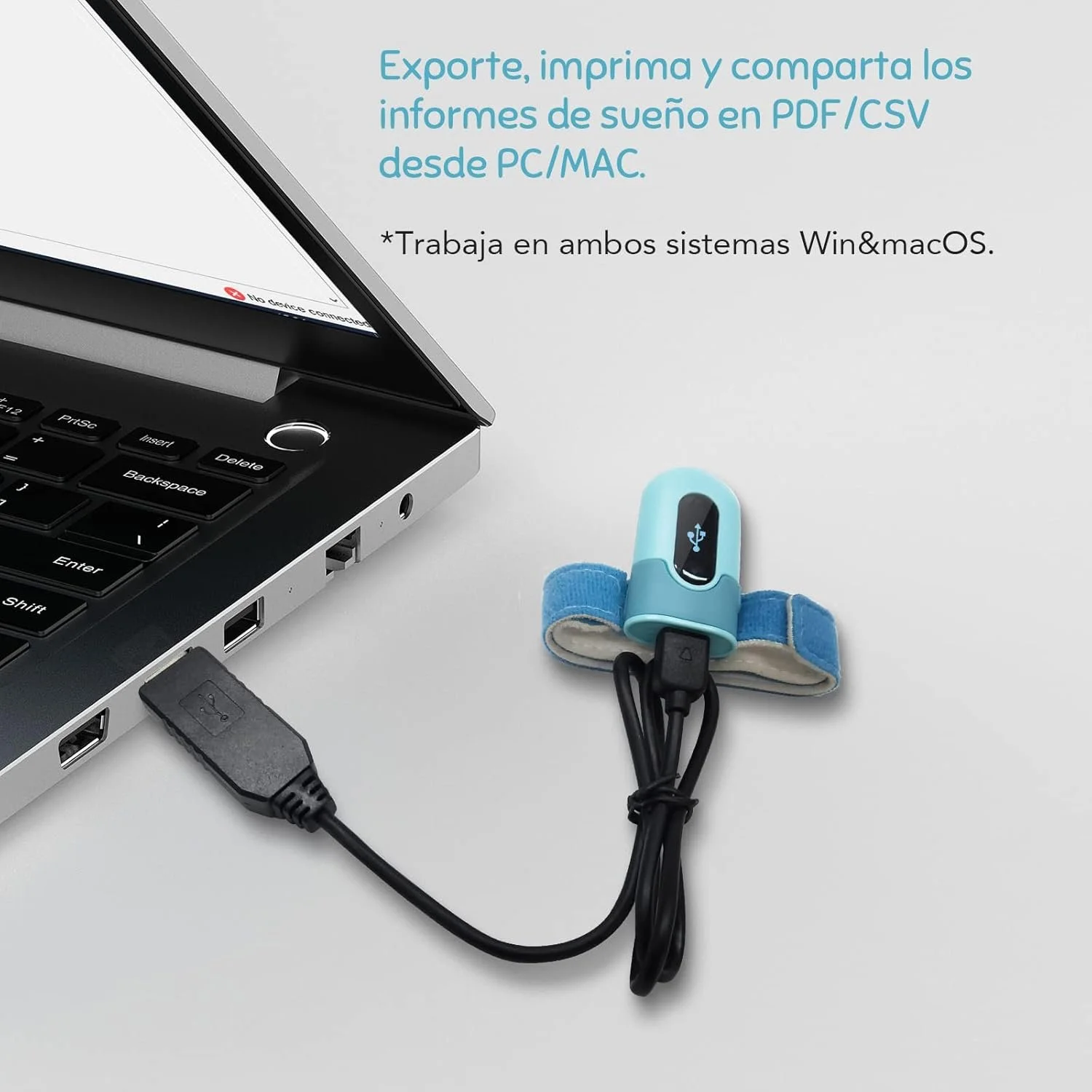 Пульсоксиметр для младенцев Babytone BabyO2 Голубой, фото №6 Пульсоксиметр для младенцев Babytone BabyO2 Голубой, фото №6