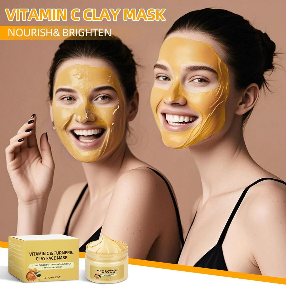 Маска для обличчя BUTBU Набір для жінок Глиняна маска з куркумою, фото №7