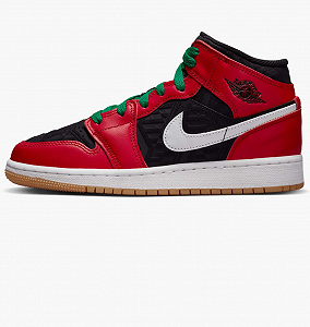 Кроссовки Jordan 1 Mid SE (GS) 40 - Фото 1