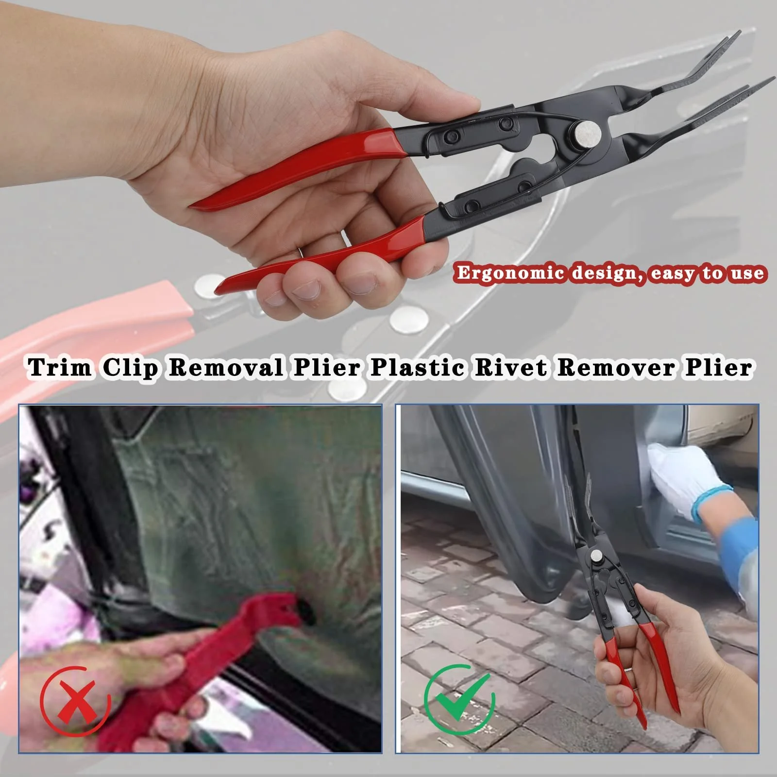 Плоскогубцы для снятия пластиковых заклепок Плоскогубцы для снятия обивочных клипс Плоскогубцы для снятия крепежных заклепок Автомобильные плоскогубцы из сплавной стали для дверной панели автомобиля, фото №3 Плоскогубцы для снятия пластиковых заклепок Плоскогубцы для снятия обивочных клипс Плоскогубцы для снятия крепежных заклепок Автомобильные плоскогубцы из сплавной стали для дверной панели автомобиля, фото №3