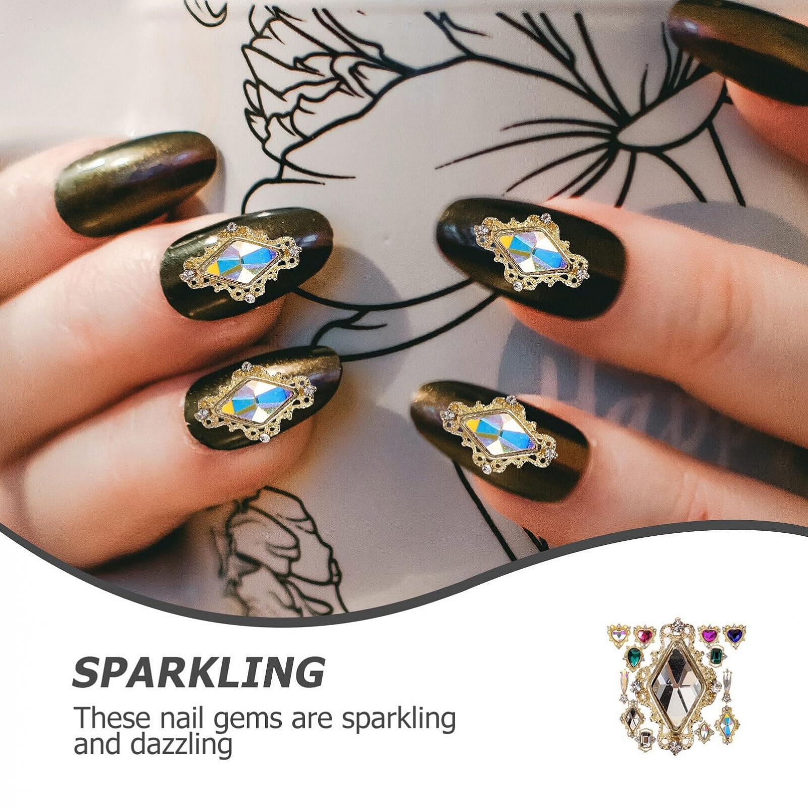 Стрази для нігтів FOMIYES, кольорові для гелевих нігтів, для нейл-арту, DIY вироби для манікюру, фото №7