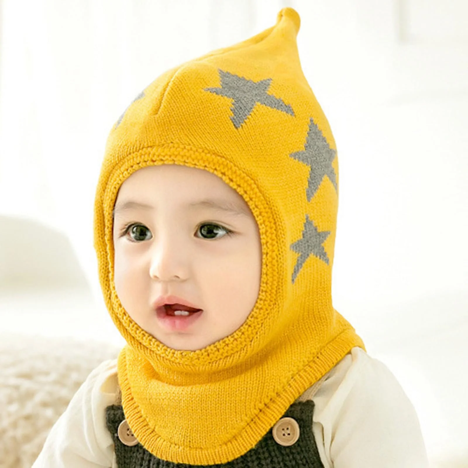 Вязаная детская шапка Generisch для детей 2-6 лет, фото №3