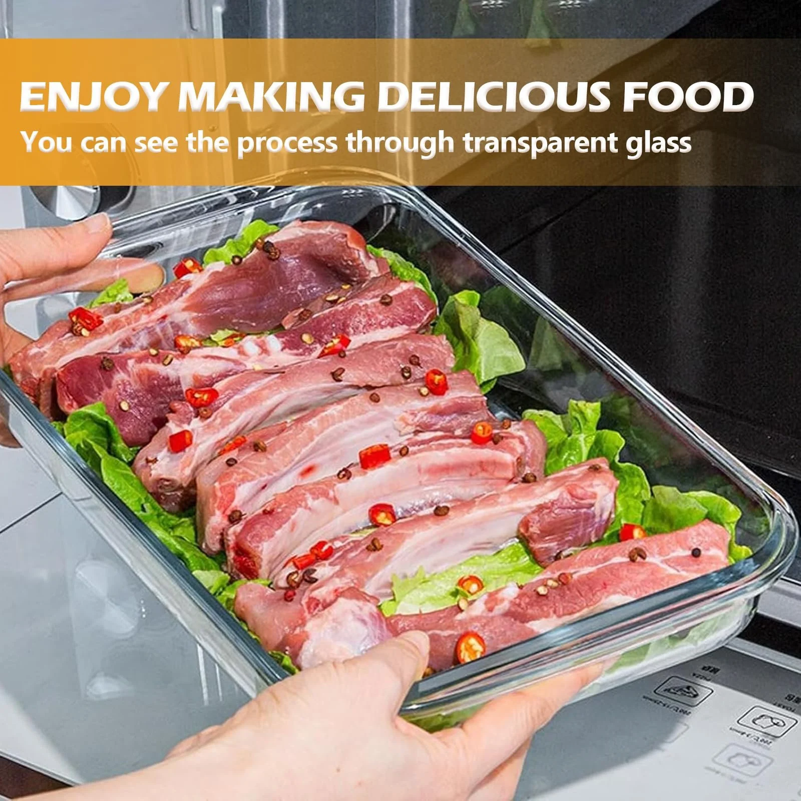 Форма для запекания 1.6 л стеклянная 29.5 x 17 x 5 см прямоугольная прозрачная, фото №4 Форма для запекания 1.6 л стеклянная 29.5 x 17 x 5 см прямоугольная прозрачная, фото №4