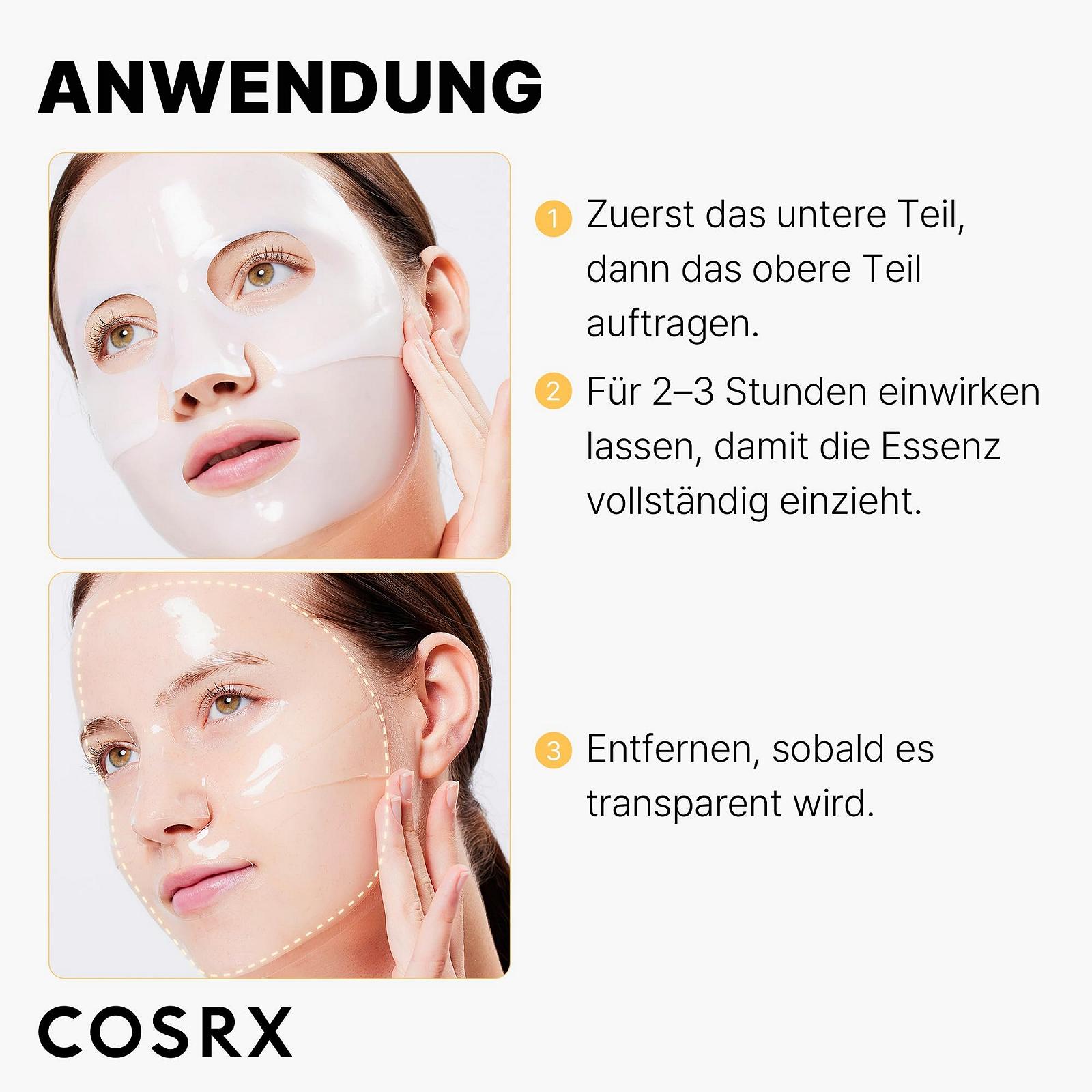 Маска гідрогелева COSRX Advanced Snail Mucin Glass Glow, колагенова, фото №6