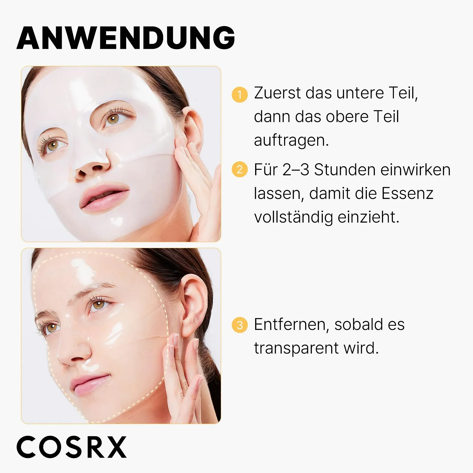 Маска гидрогелевая COSRX Advanced Snail Mucin Glass Glow, коллагеновая маска для лица для глубокого увлажнения и сияющего цвета лица, подходит для всех типов кожи, корейский уход за кожей, фото №6