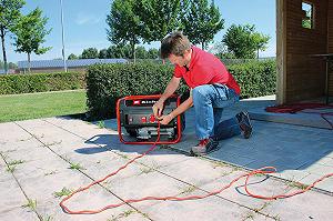 Einhell Генератор бензиновий TC-PG 25/1/E5, 230В 2.1кВт макс 2.4кВт), ручний старт 15л 37кг synthetic.ua - Фото 1