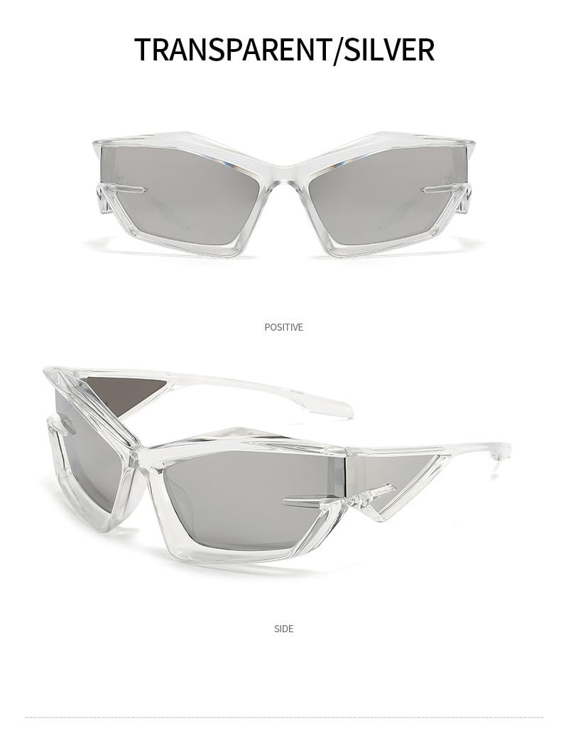 Сонцезахисні окуляри Y2K Yeooa Future Tech, колір 1, фото №2