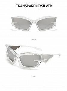 Сонцезахисні окуляри Y2K Yeooa Future Tech, колір 1 synthetic.ua - Фото 1